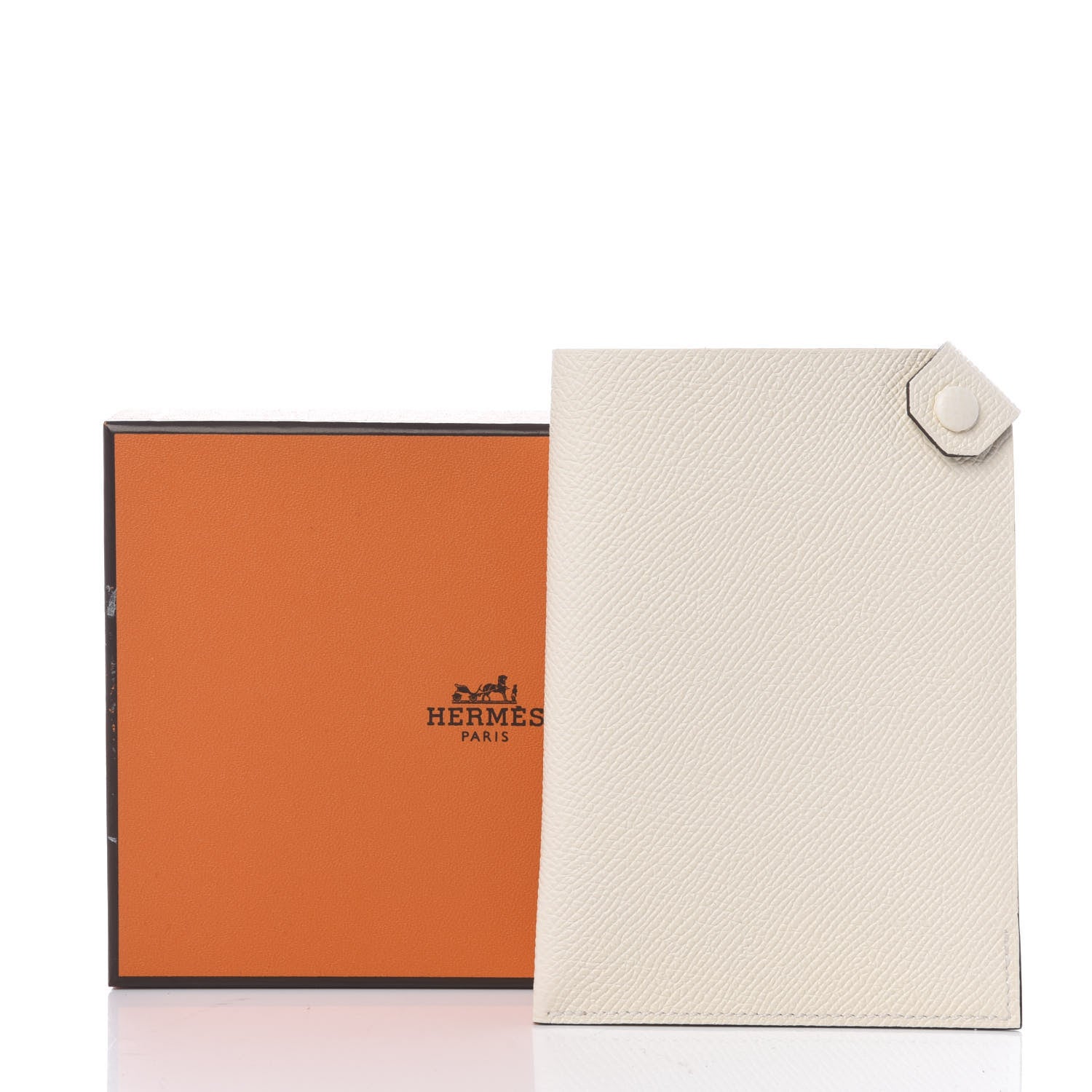 Hermes Epsom Tarmac PM Passport Holder Nata 8 of 8
