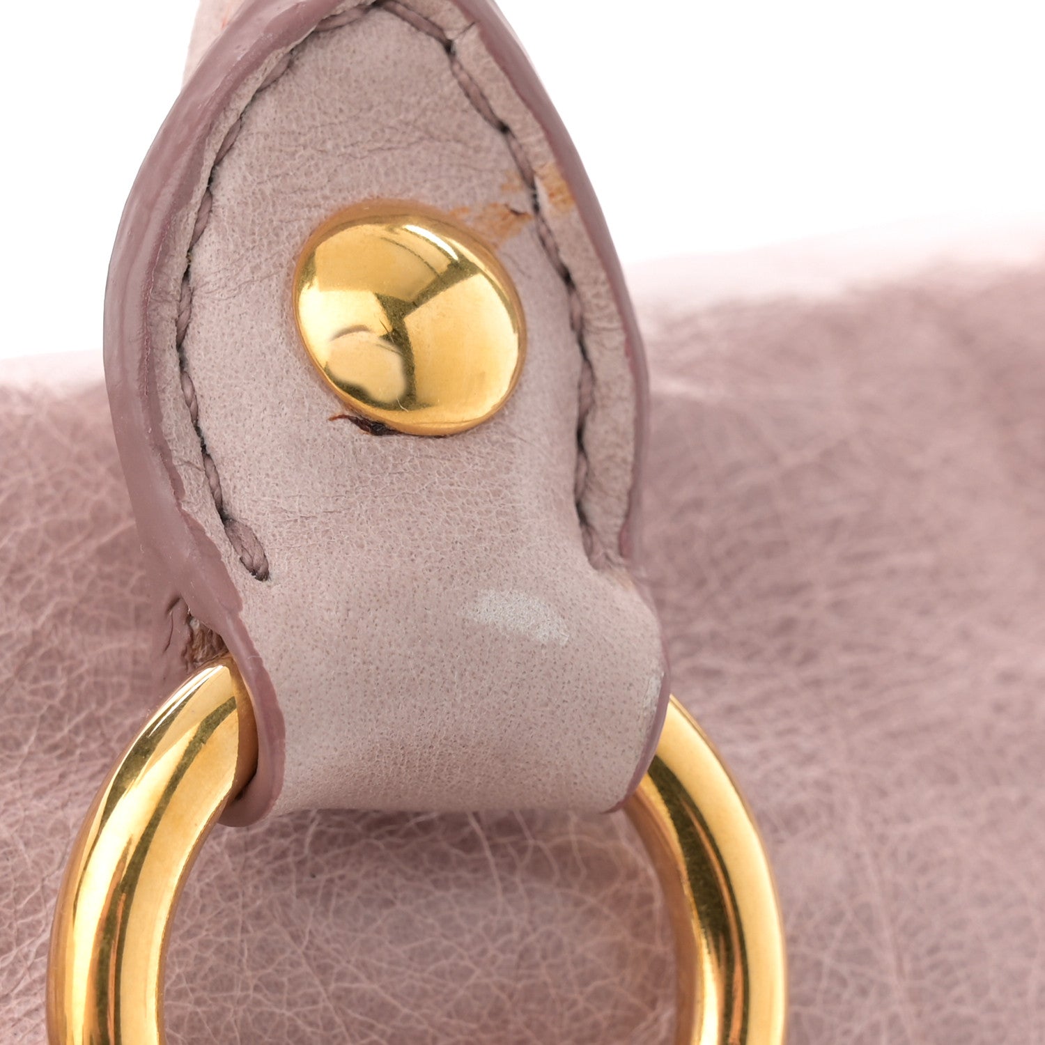 Miu Miu Vitello Lux Mini Bow Bag Cipria 15 of 15