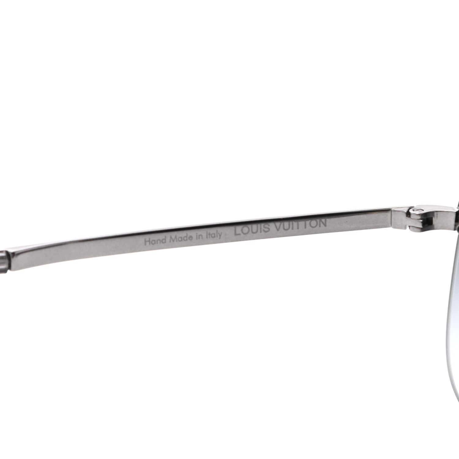 Louis Vuitton Damier Socoa Aviator Sunglasses Z0216U Silver 6 of 8