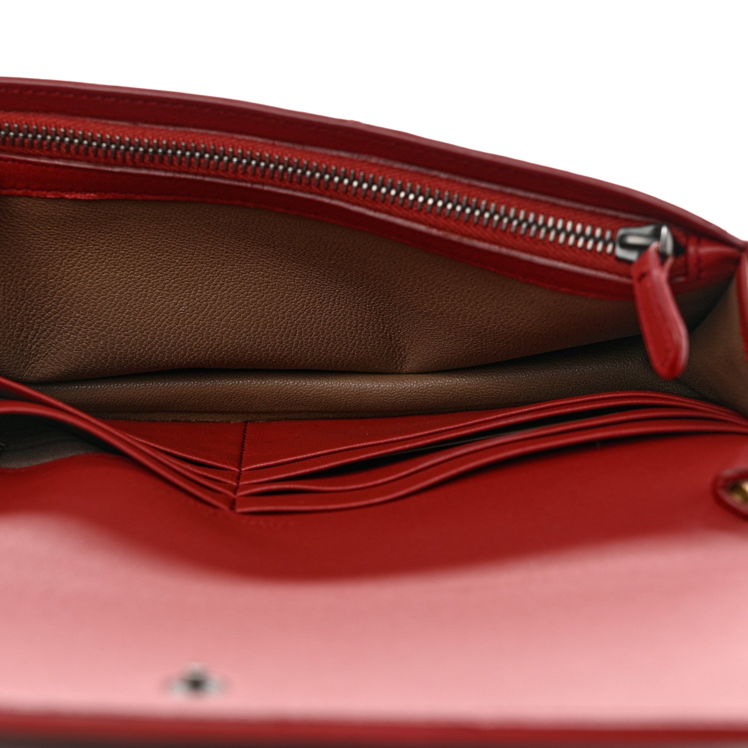 Bottega Veneta Nappa Intrecciato Continental Wallet on Chain Deco Rose Baccarra Rose 6 of 10