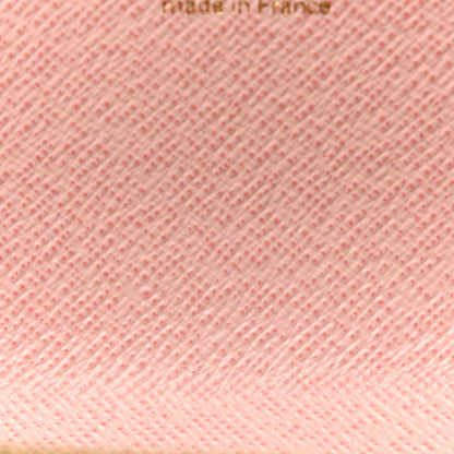 Louis Vuitton Damier Azur Emilie Wallet Rose Ballerine 12 of 15