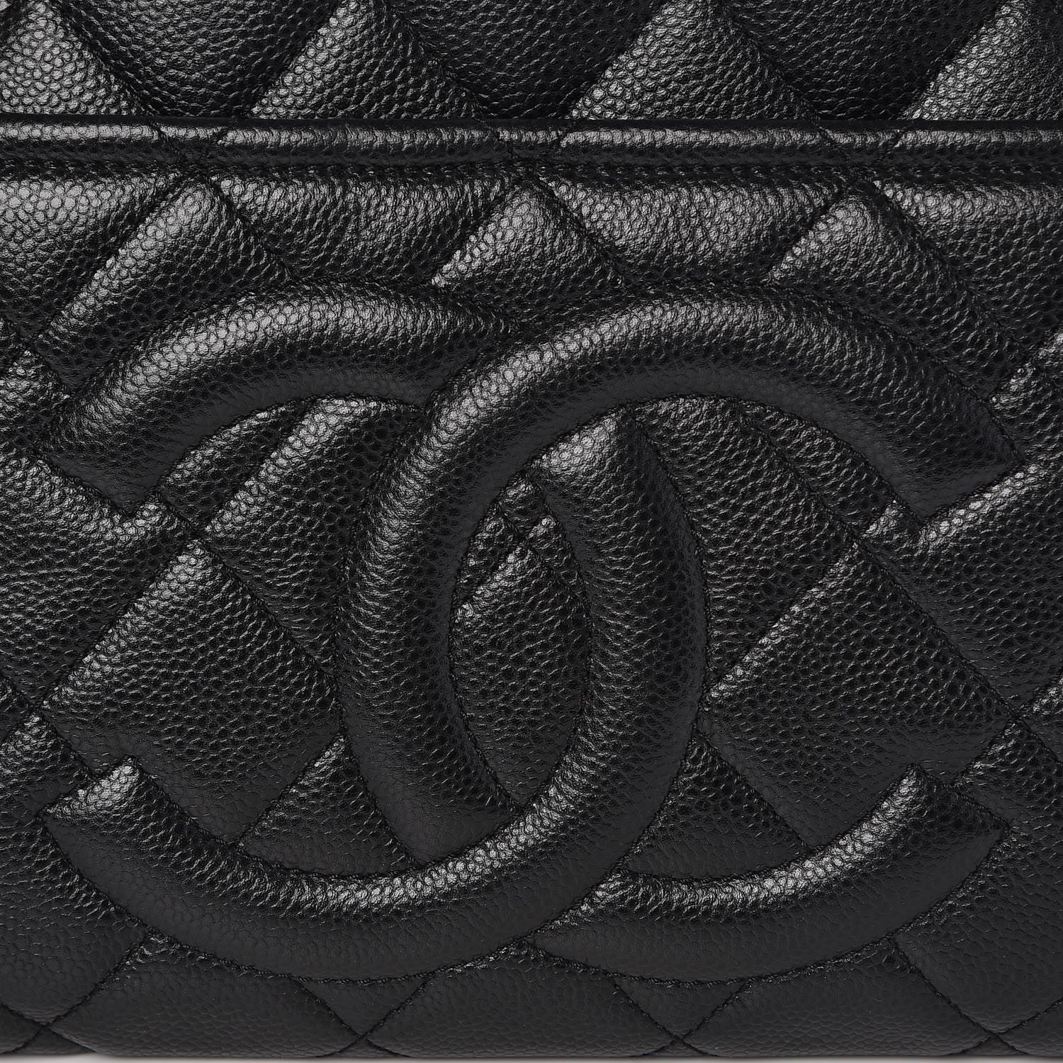 Chanel Caviar Quilted CC Timeless Tote Black 8 of 10