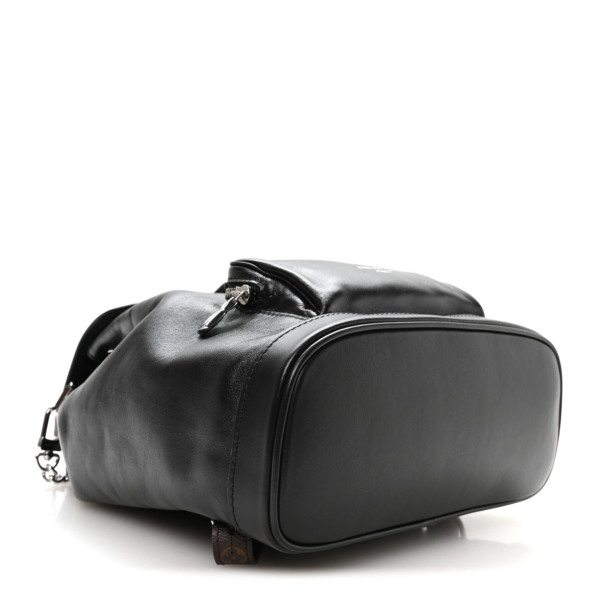 Louis Vuitton Lambskin Monogram Montsouris Vibe PM Black 4 of 9