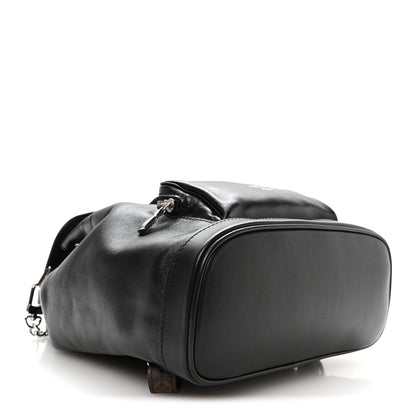 Louis Vuitton Lambskin Monogram Montsouris Vibe PM Black 4 of 9