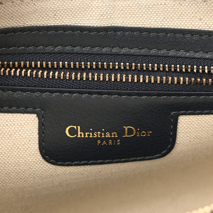Christian Dior Oblique Double Saddle Pouch  Navy Blue 6 of 9