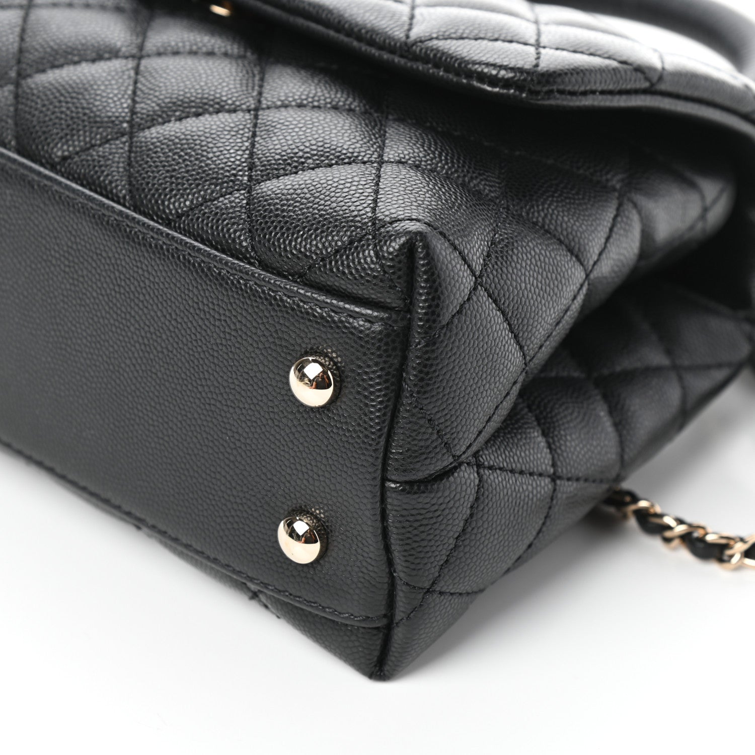 Chanel Caviar Quilted Mini Coco Handle Flap Black 10 of 10