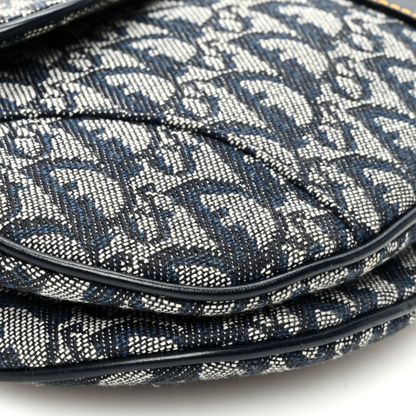 Monogram Saddle Bag Blue