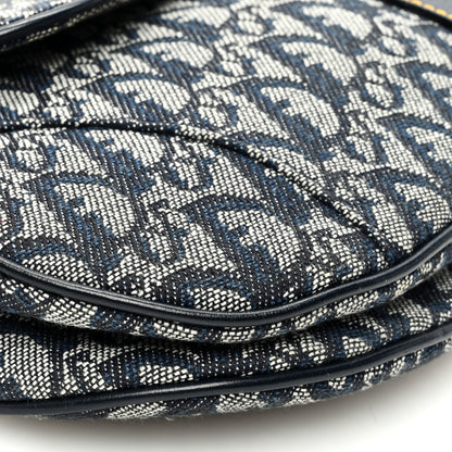 Christian Dior Monogram Saddle Bag Blue 9 of 10