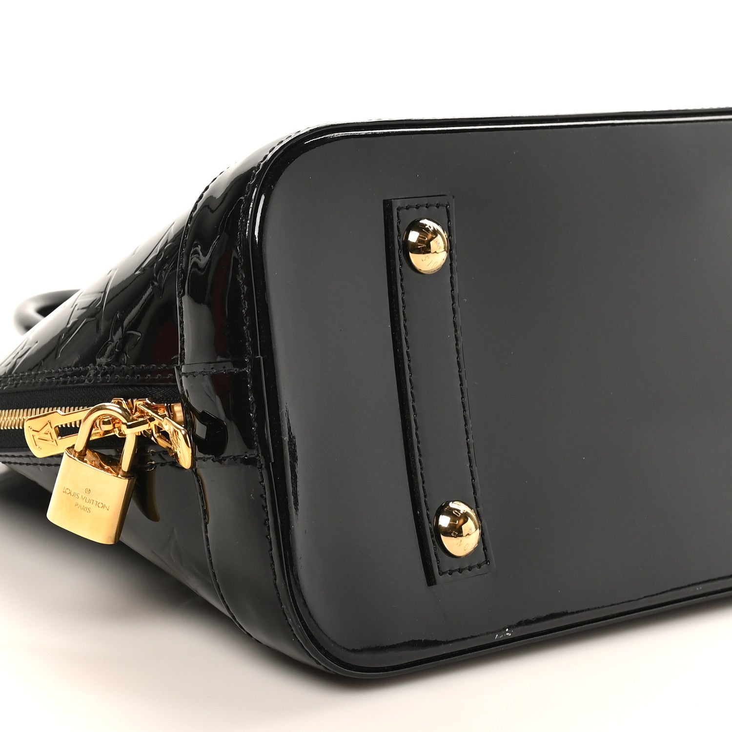 Louis Vuitton Vernis Alma PM Black 8 of 9