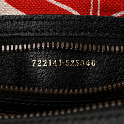 Gucci X ADIDAS Textured Dollar Calfskin Belt Bag Black 7 of 10
