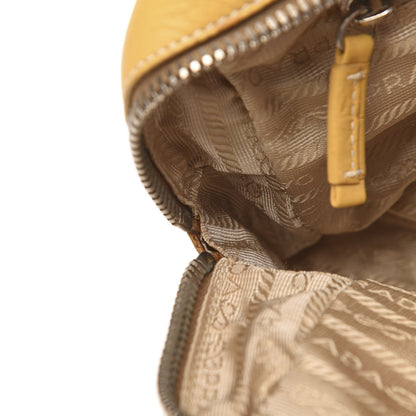 Prada Cervo Deerskin Bauletto Yellow 13 of 13