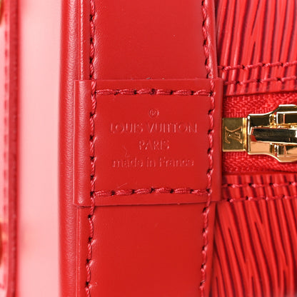 Louis Vuitton Epi Alma BB Castillan Red 6 of 9