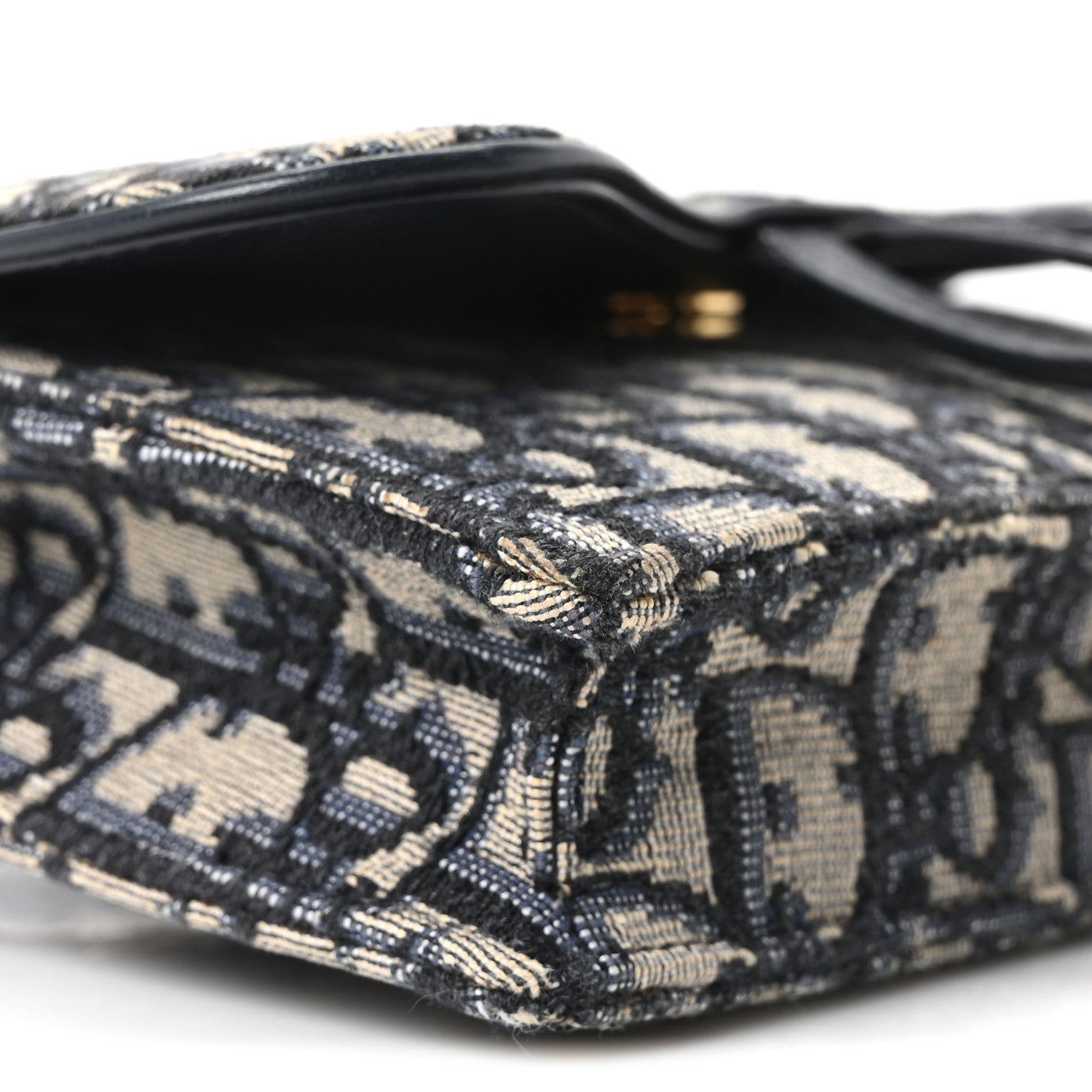 Christian Dior Oblique Saddle Belt Bag Blue 9 of 11