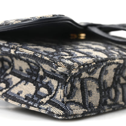 Christian Dior Oblique Saddle Belt Bag Blue 9 of 11