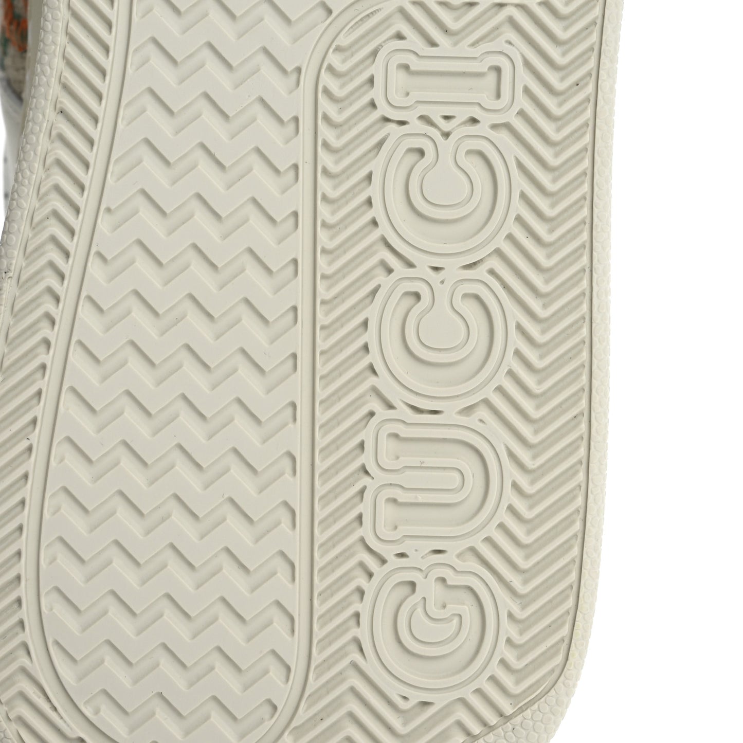 Dali Soft Calfskin GG Tennis Perforated Womens Platform 55mm Sneakers 40.5 White Multicolor