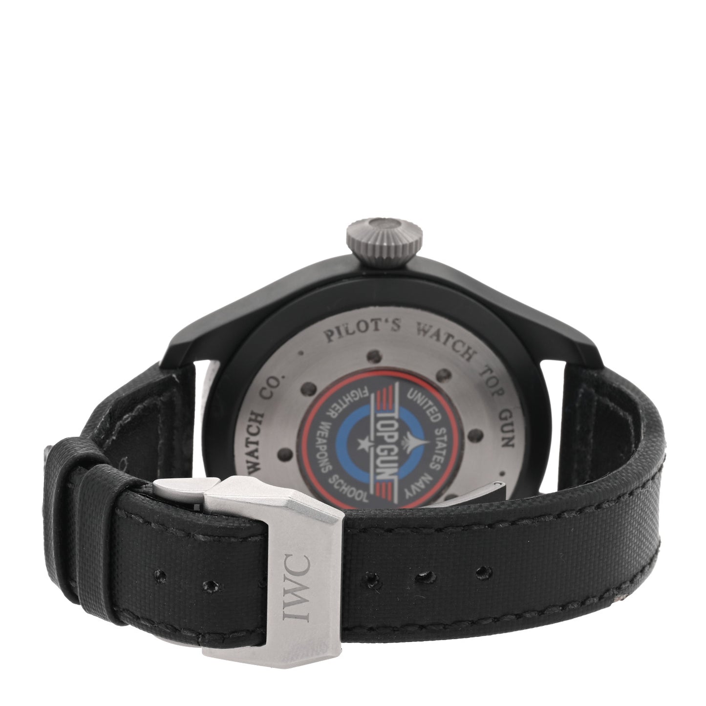 Ceramic Nylon 48mm Top Gun Edition Big Pilot Automatic Watch Black IW501901