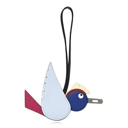 Hermes Epsom Swift Chevre Mysore Birdy Bag Charm Bleu Brume Rose Mexico Bleu Royal Cuivre Nata Black 1 of 6