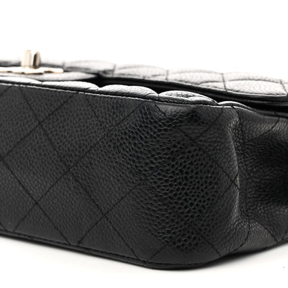 Chanel Caviar Quilted Medium Double Flap Black 10 of 14