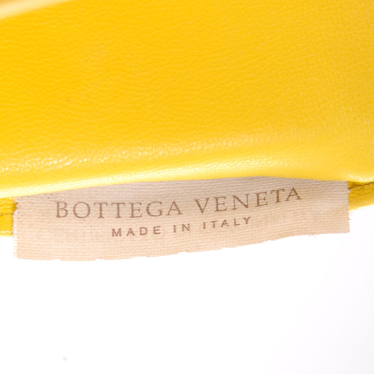 Nappa Intrecciato French Compact Wallet Yellow