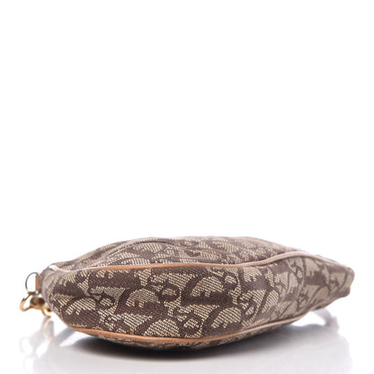 Christian Dior Monogram Mini Saddle Pochette Brown 4 of 12