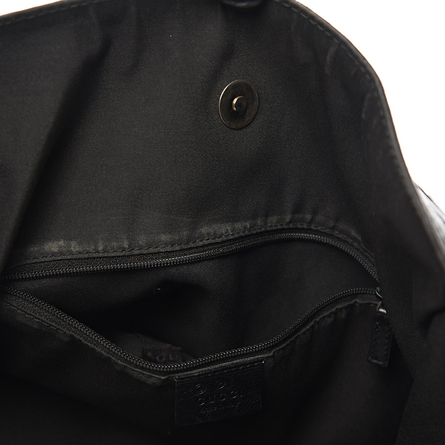 Calfskin Guccissima Full Moon Tote Black