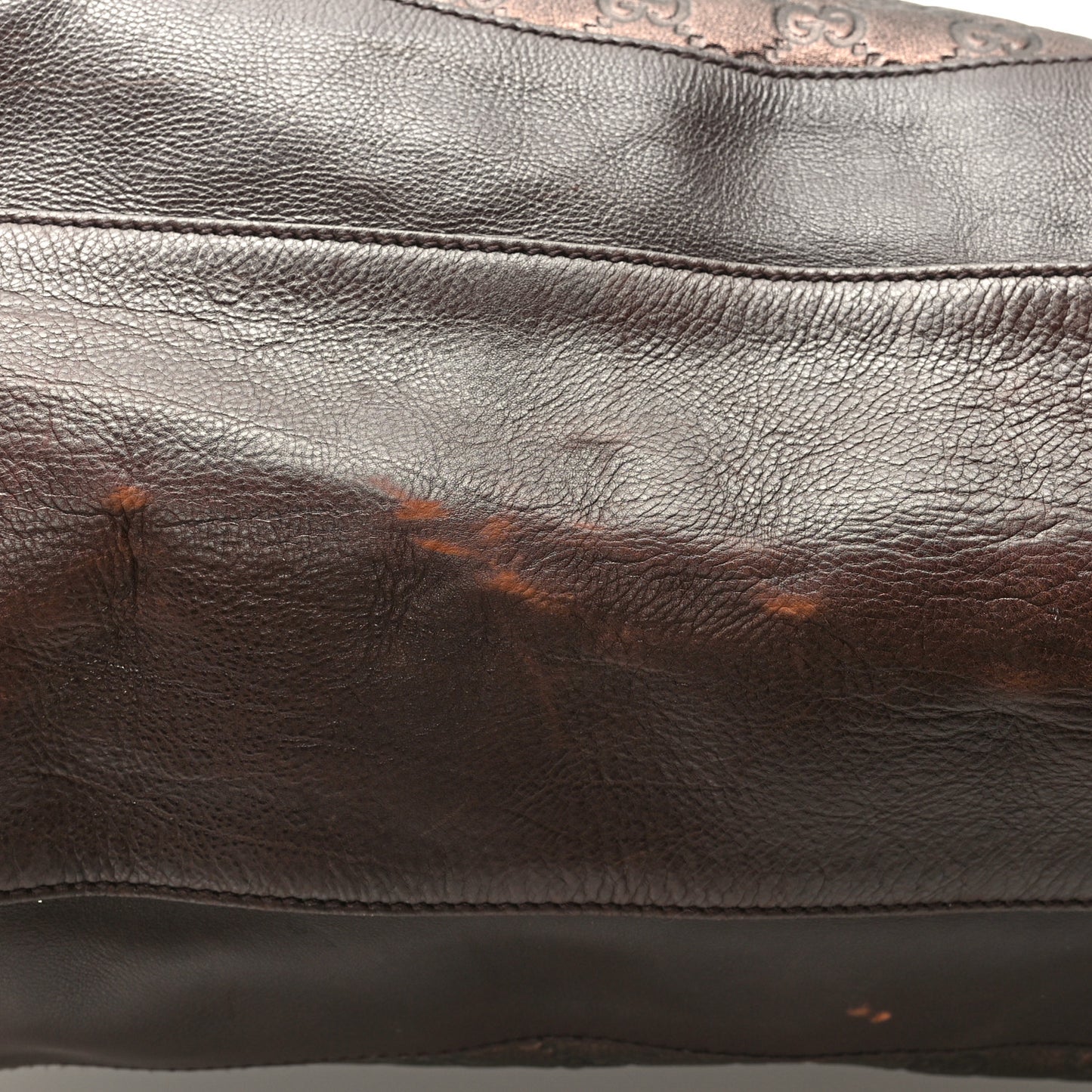 Guccissima Large Tote Bronze