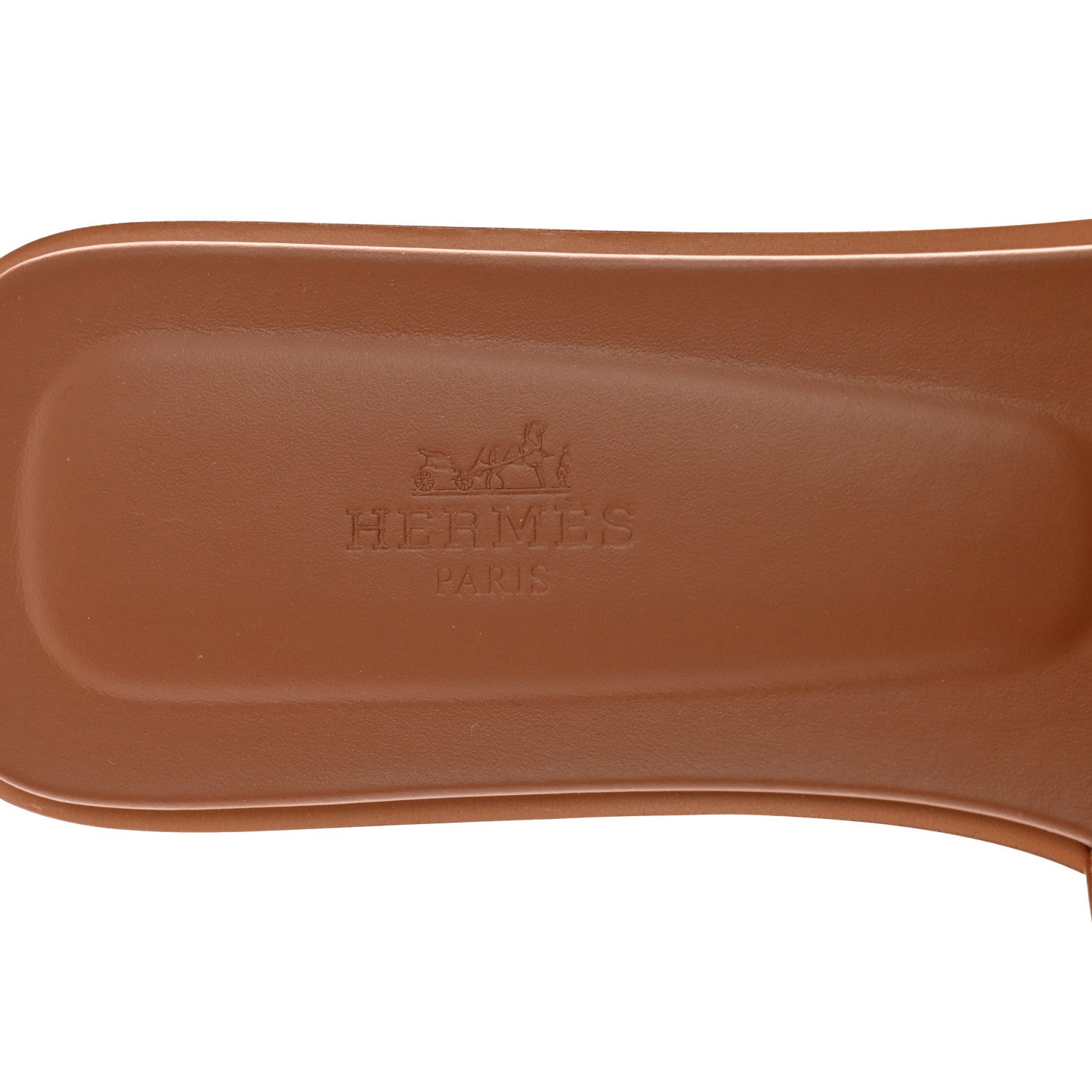 Hermes Box Calfskin Oran Sandals 39 Gold 7 of 9