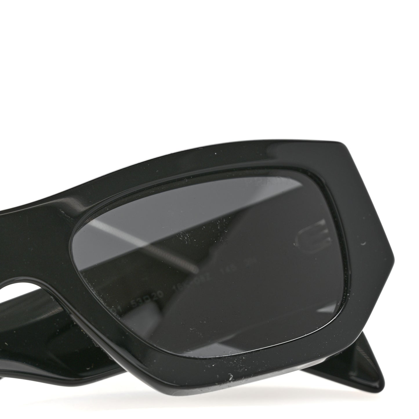 Acetate Pillow Sunglasses SPR A01 Black