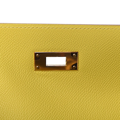Hermes Epsom Kelly Sellier 28 Lime 22 of 36