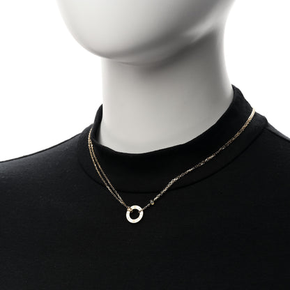 Cartier 18K Yellow Gold 2 Diamond LOVE Necklace 2 of 7