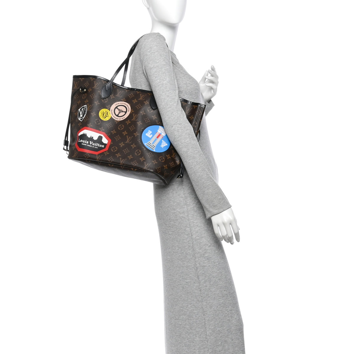 Louis Vuitton Monogram World Tour Neverfull MM 2 of 13