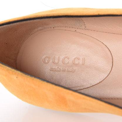 Gucci Kid Scamosciato GG Marmont Fringe Flats 39 Crystal Copper 8 of 10