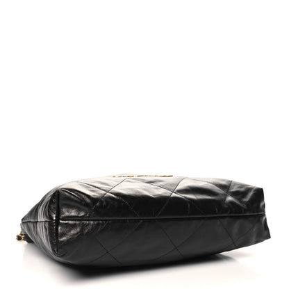Chanel Shiny Calfskin Quilted Chanel 22 Black 5 of 12
