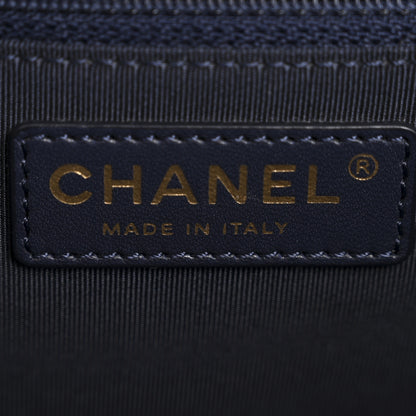 Chanel Lambskin Quilted Medium Mademoiselle Chic Flap Navy 6 of 12
