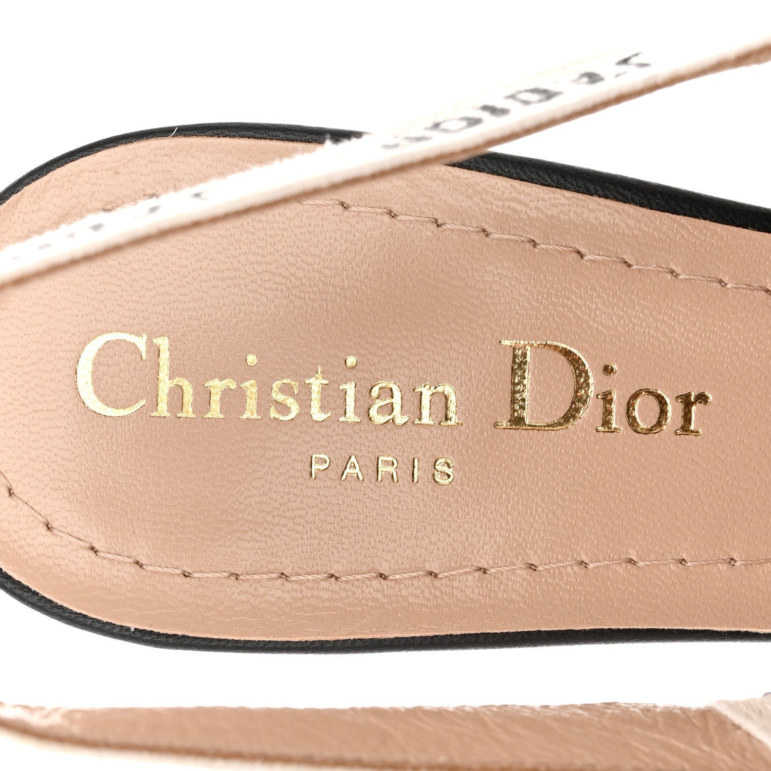 Christian Dior Technical Canvas Ribbon J Adior Slingback 65mm Pumps 36.5 Black 7 of 9