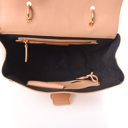 Burberry Trench Calfskin Large DK88 Top Handle Bag Pale Clementine 5 of 11