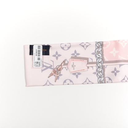 Louis Vuitton Silk Monogram Confidential Bandeau Light Pink 4 of 4