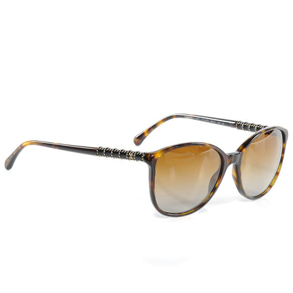 Chanel Stud Sunglasses 5207 Tortoise 3 of 5