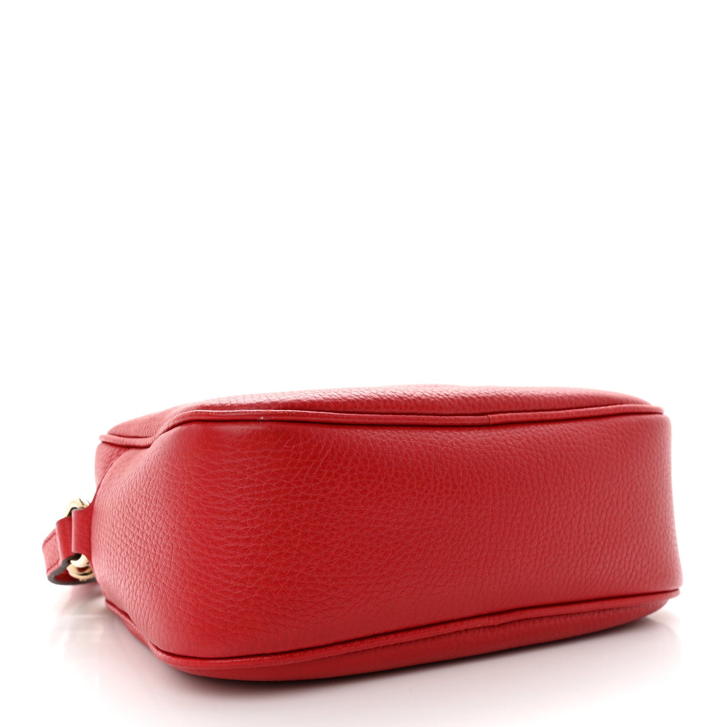 Pebbled Calfskin Small Soho Disco Bag Tabasco Red