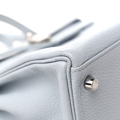 Hermes Taurillon Clemence Kelly Retourne 32 Bleu Glacier 8 of 15