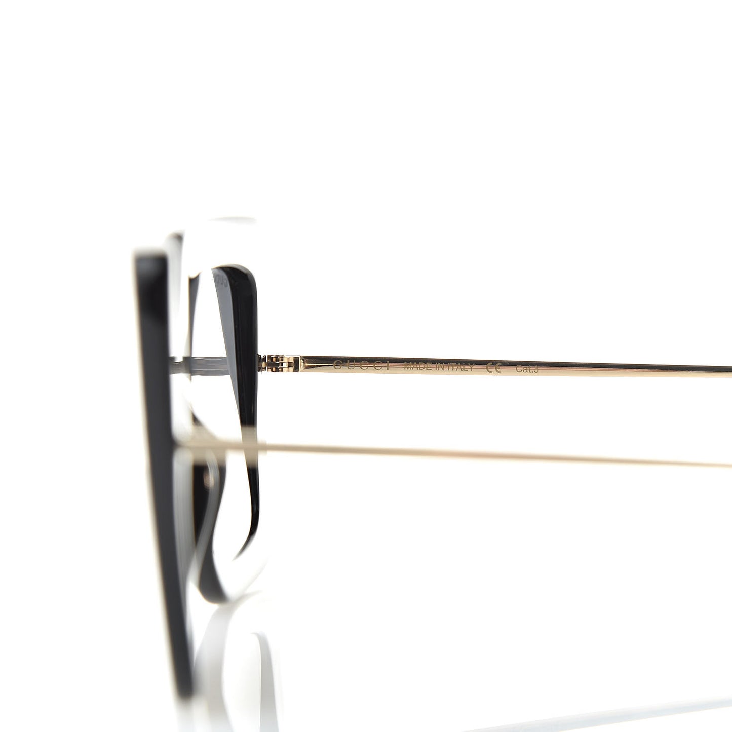 Acetate Oversize Square Frame GG0435S Sunglasses Black
