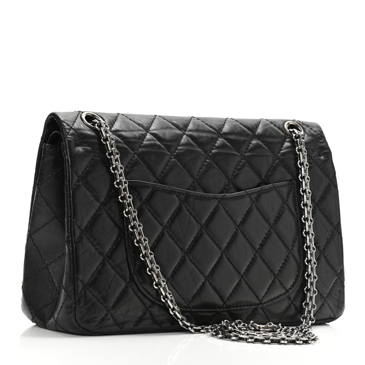 Chanel Aged Calfskin Quilted 2.55 Reissue 226 Flap Black 3 of 10