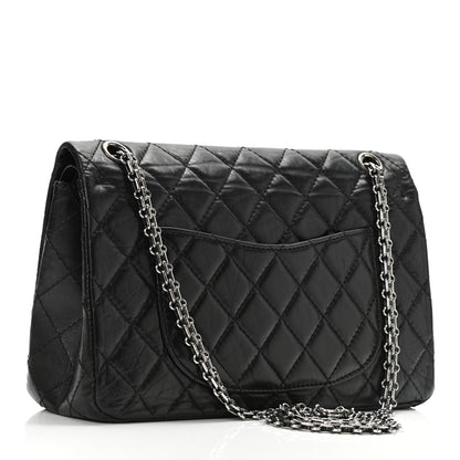 Chanel Aged Calfskin Quilted 2.55 Reissue 226 Flap Black 3 of 10
