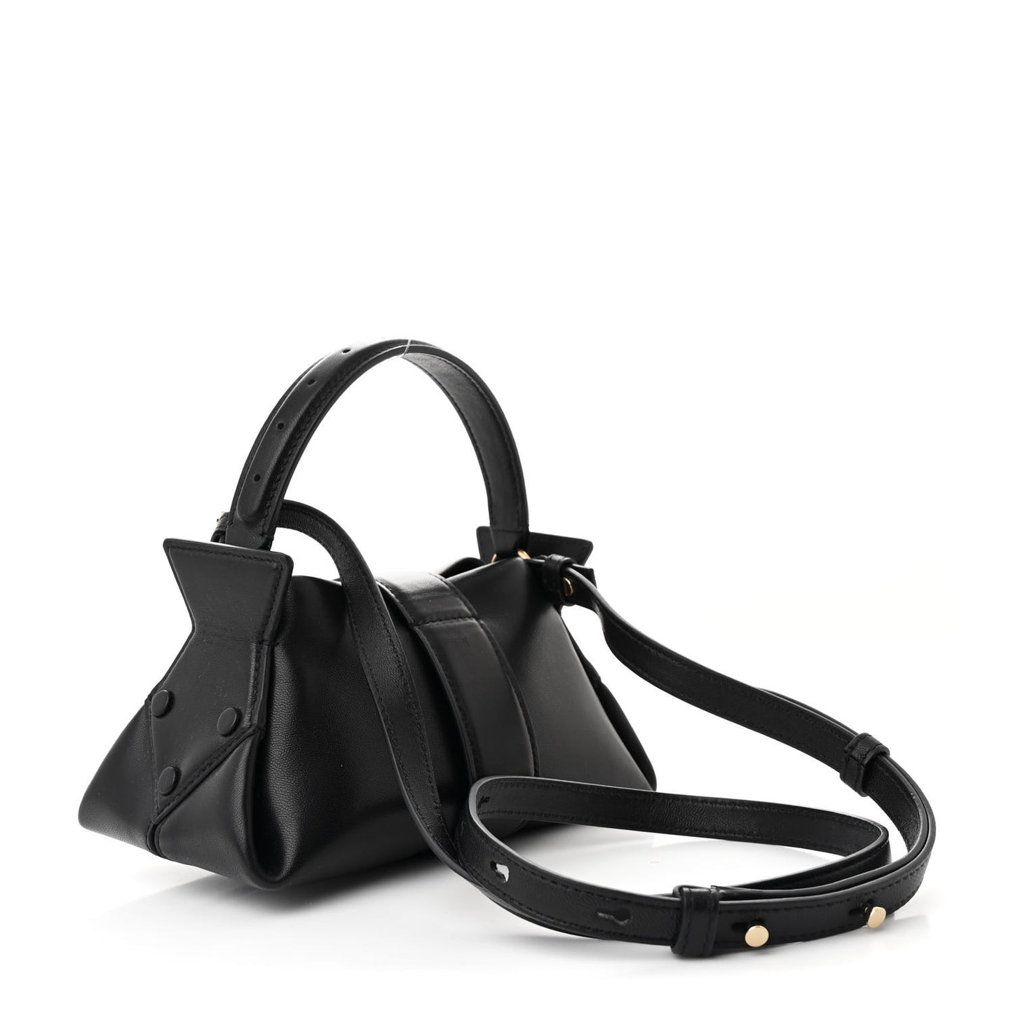 Nappa Mini Park Crossbody Bag Black