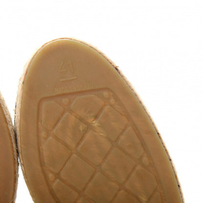 Chanel Mesh Grosgrain CC Espadrilles 41 Black 9 of 10