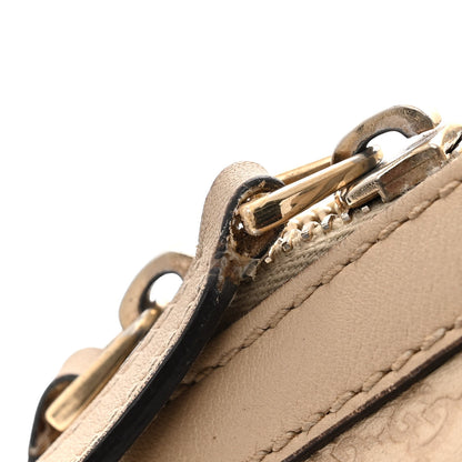 Gucci Calfskin Microguccissima Medium Nice Top Handle Dome Bag Beige 14 of 20