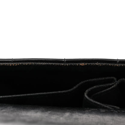 Chanel Patent Quilted East West Chocolate Bar Flap Black 13 of 15