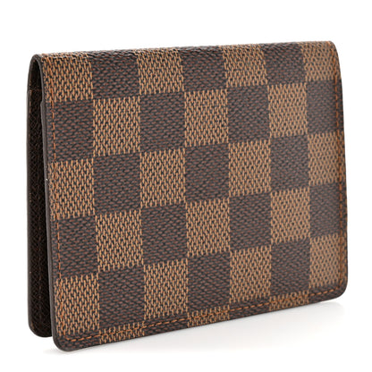 Louis Vuitton Damier Ebene Porte 2 Cartes Vertical Card Holder 3 of 6