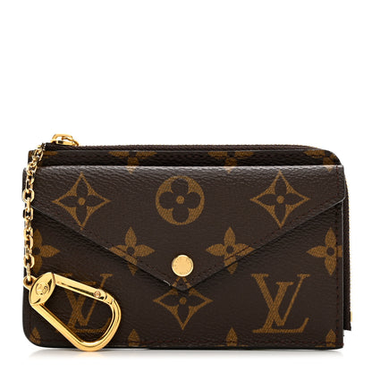 Louis Vuitton Monogram Recto Verso Card Holder Black 1 of 8