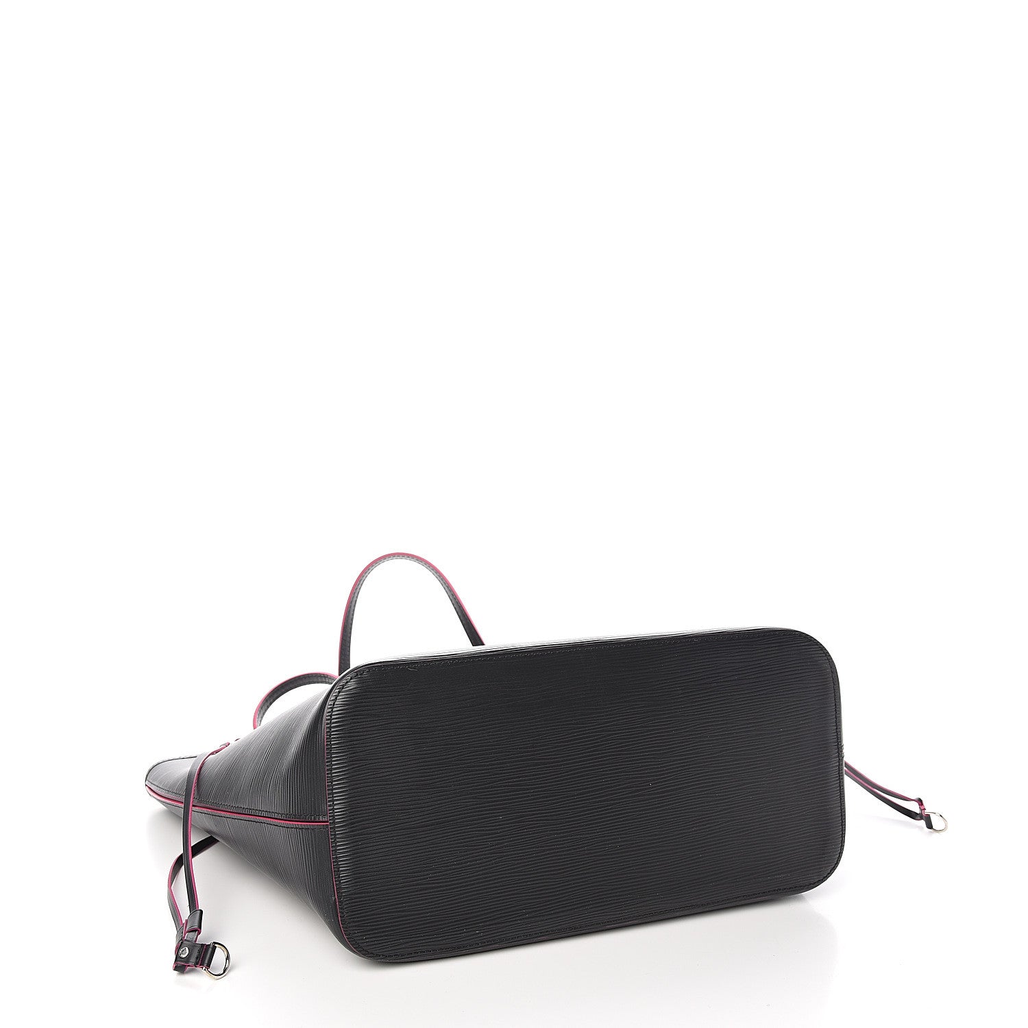 Louis Vuitton Epi Neverfull MM Black Hot Pink 4 of 12